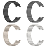 For Samsung Galaxy Watch6/6 Classic/5/5 Pro Button Style One-bead Metal Watch Band(Silver)