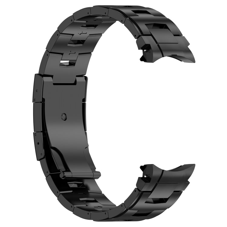 For Samsung Galaxy Watch6/6 Classic/5/5 Pro Button Style Titanium Steel Metal Watch Band(Black) - free shipping - PMC TechLife - Order now!