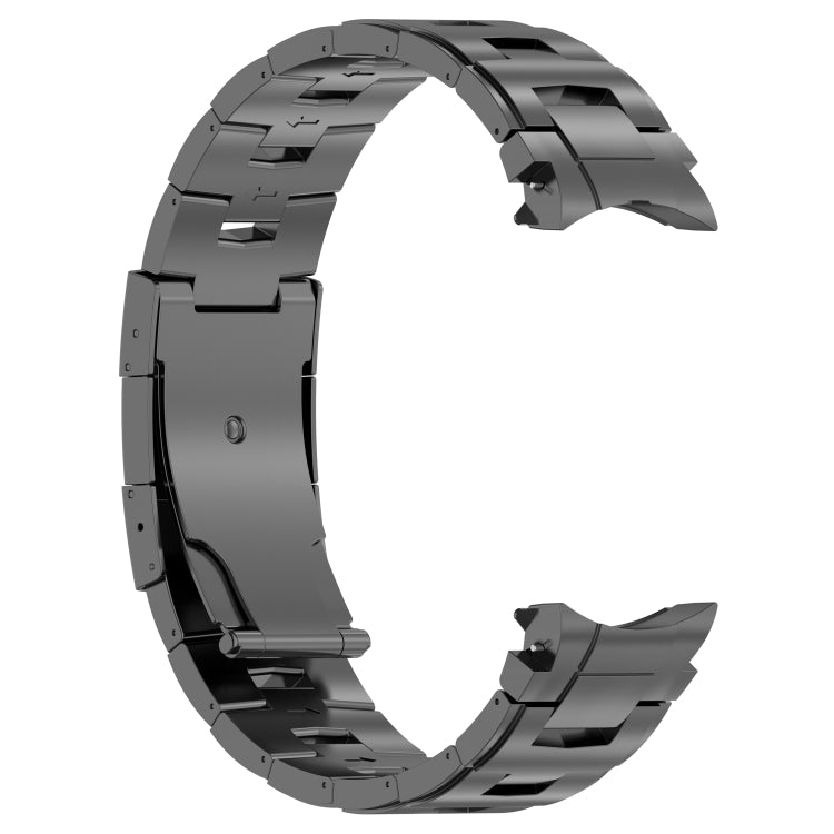 For Samsung Galaxy Watch6/6 Classic/5/5 Pro Button Style Titanium Steel Metal Watch Band(Grey) - Watch Bands by PMC TechLife | Online Shopping South Africa | PMC TechLife