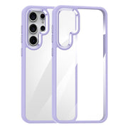 For Samsung Galaxy S25 Ultra 5G Anti-fingerprint Highly Transparent PC Phone Case(Purple)