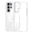 For Samsung Galaxy S25 Ultra 5G MagSafe Anti-fingerprint Highly Transparent PC Phone Case(White) - free shipping - PMC Jewellery - Order now!