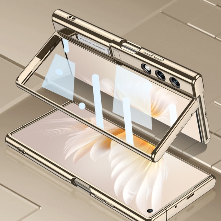 For Honor V Purse GKK Integrated Flip Electroplating TPU Case with Holder(Blue) - free shipping - PMC Jewellery - Order now!