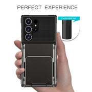 For Samsung Galaxy S24 Ultra 5G Scratch-Resistant Shockproof Heavy Duty Rugged Armor Phone Case(White)
