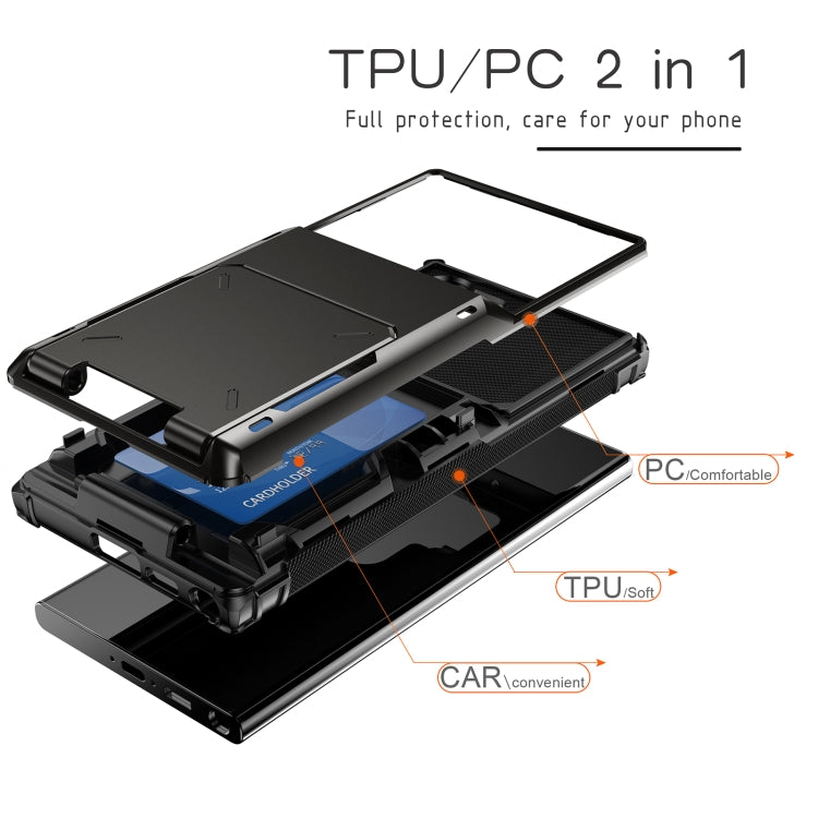 For Samsung Galaxy S24 Ultra 5G Scratch-Resistant Shockproof Heavy Duty Rugged Armor Phone Case(Black) - free shipping - PMC TechLife - Order now!