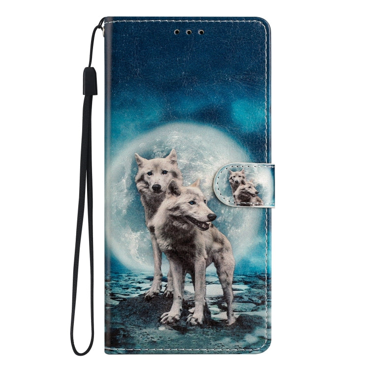 For Blackview A53 Pro Colored Drawing Leather Phone Case(Twin Wolves) - More Brand by PMC TechLife | Online Shopping South Africa | PMC TechLife | Buy Now Pay Later Mobicred