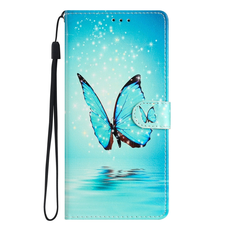 For Blackview A55 Pro Colored Drawing Leather Phone Case(Blue Butterfly) - More Brand by PMC TechLife | Online Shopping South Africa | PMC TechLife | Buy Now Pay Later Mobicred