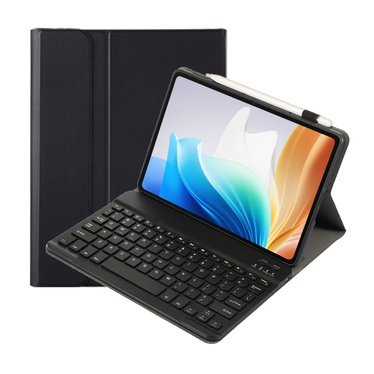 For OnePlus Pad Go / OPPO Pad Air2 / Neo OP14 TPU Ultra-thin Detachable Bluetooth Keyboard Leather Case(Black) - Others Keyboard by PMC TechLife | Online Shopping South Africa | PMC TechLife | Buy Now Pay Later Mobicred