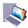 For OnePlus Pad Go / OPPO Pad Air2 / Neo OP14 TPU Ultra-thin Detachable Bluetooth Keyboard Leather Case(Purple) - OPPO Keyboard by PMC TechLife | Online Shopping South Africa | PMC TechLife | Buy Now Pay Later Mobicred