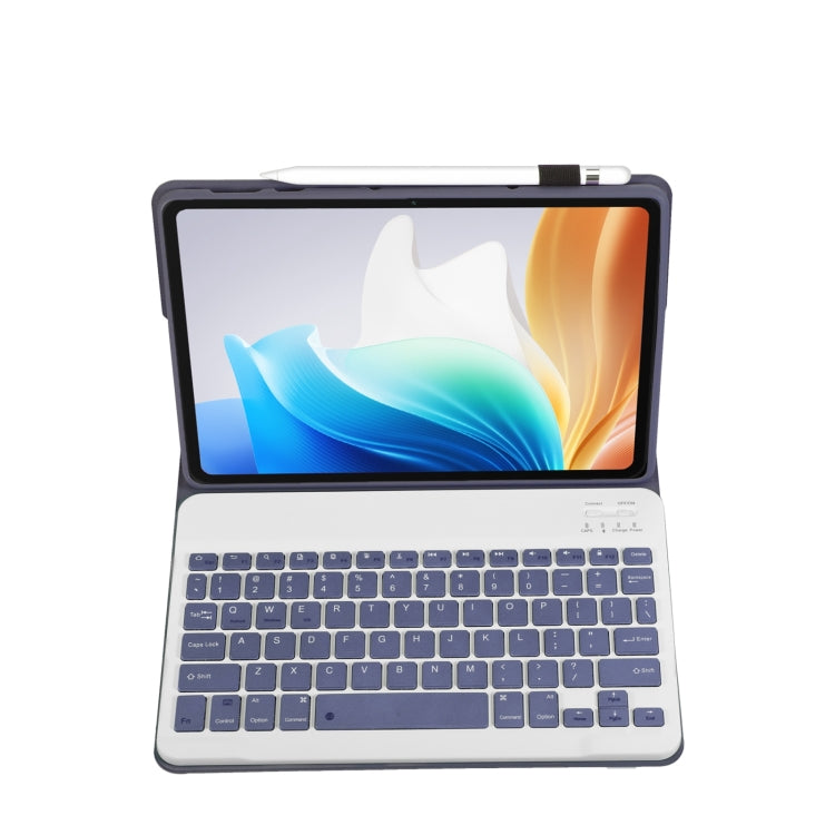For OnePlus Pad Go / OPPO Pad Air2 / Neo OP14 TPU Ultra-thin Detachable Bluetooth Keyboard Leather Case(Purple) - OPPO Keyboard by PMC TechLife | Online Shopping South Africa | PMC TechLife | Buy Now Pay Later Mobicred