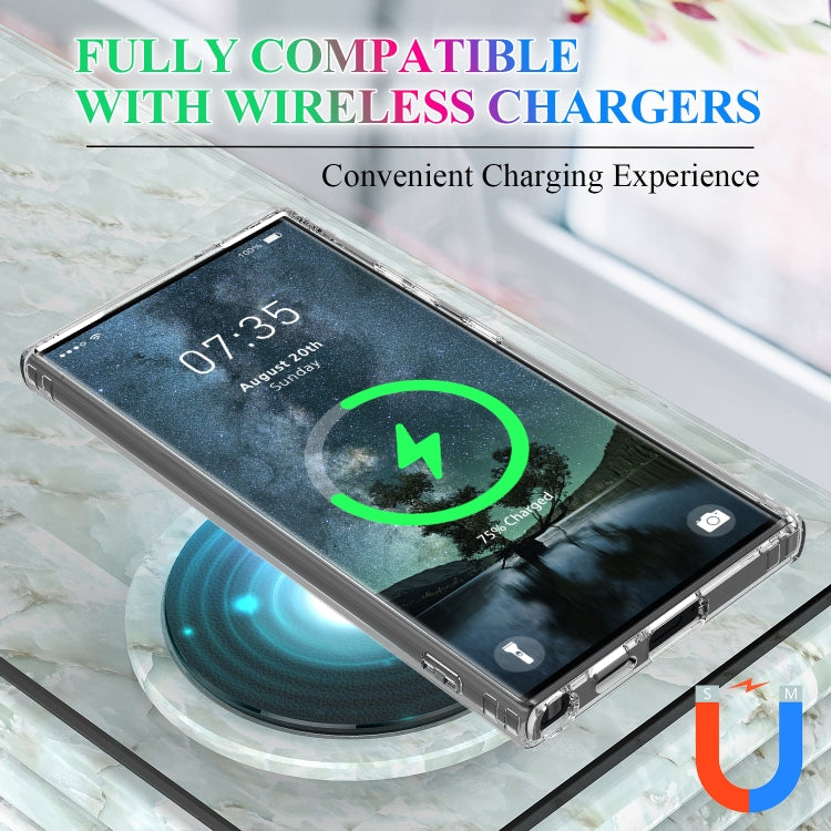 For Samsung Galaxy S25 Ultra 5G MagSafe Magnetic Acrylic TPU Phone Case(Transparent)