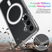 For Samsung Galaxy S25+ 5G MagSafe Magnetic Acrylic TPU Phone Case(Transparent)