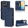 For Tecno Spark Go 2024 / Spark 20C Honeycomb Dot Texture Leather Phone Case(Blue) - Tecno Cases by PMC Jewellery | Online Shopping South Africa | PMC Jewellery | Buy Now Pay Later Mobicred