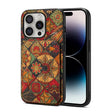 For iPhone 16 Pro Max Dual Card Slot Holder Phone Case(Autumn Yellow) - iPhone 16 Pro Max Cases by PMC TechLife | Online Shopping South Africa | PMC TechLife | Buy Now Pay Later Mobicred