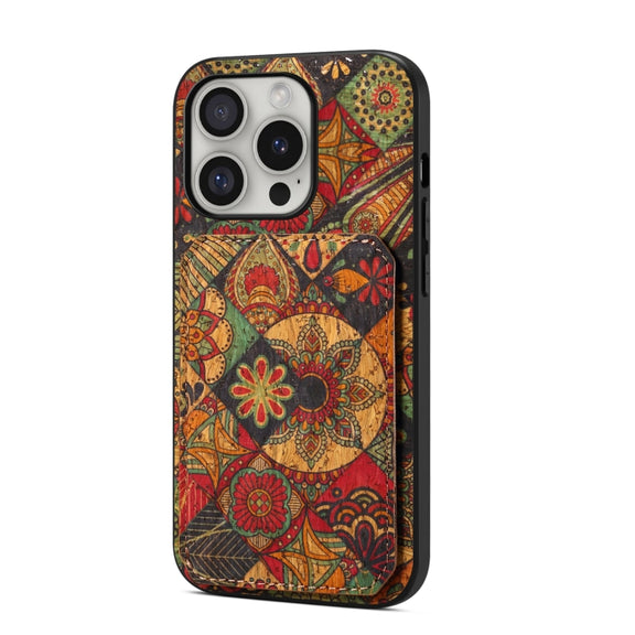 For iPhone 16 Pro Max Dual Card Slot Holder Phone Case(Autumn Yellow)