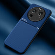 For OPPO Find X6 Pro Classic Tilt Strip Grain Magnetic Shockproof PC + TPU Phone Case(Blue) - OPPO Cases by PMC TechLife | Online Shopping South Africa | PMC TechLife