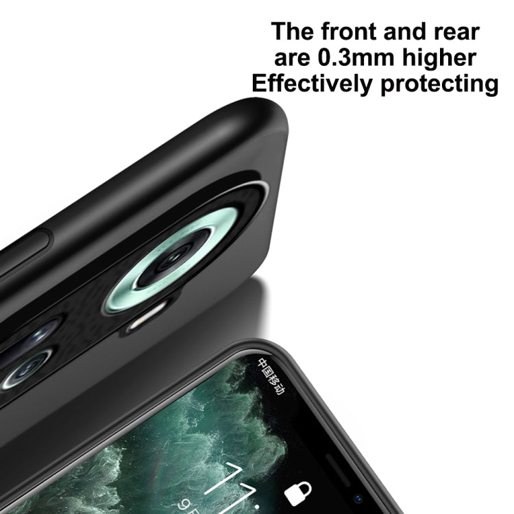 For OPPO Reno11 5G Global Classic Tilt Strip Grain Magnetic PC Hybrid TPU Phone Case(Blue) - OPPO Cases by PMC TechLife | Online Shopping South Africa | PMC TechLife | Buy Now Pay Later Mobicred