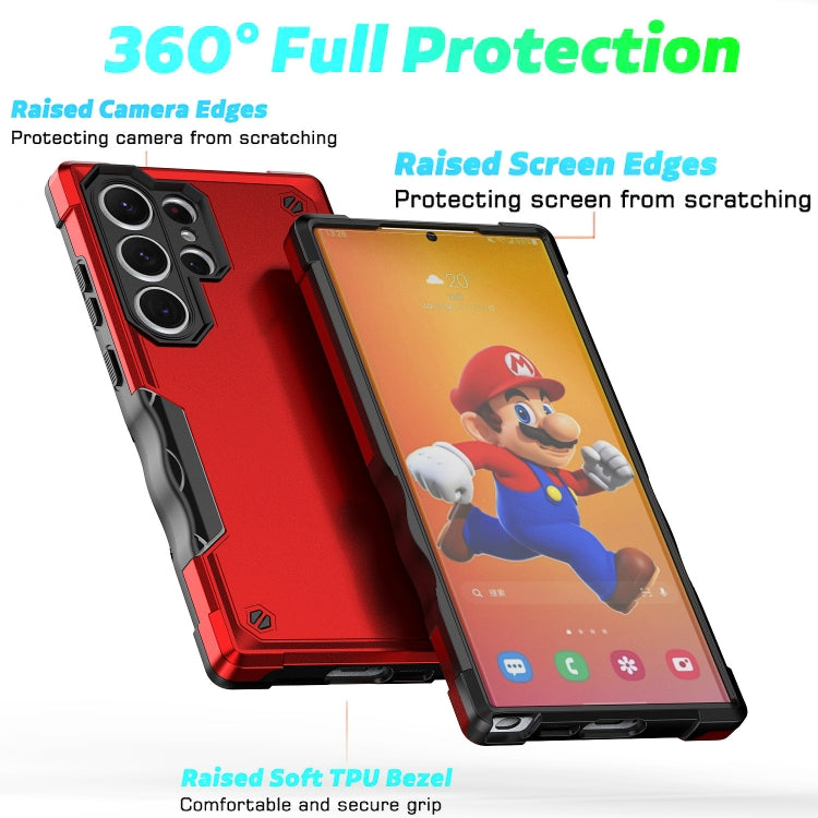 For Samsung Galaxy S24 Ultra 5G Non-slip Shockproof Armor Phone Case(Pink) - Galaxy S24 Ultra 5G Cases by PMC Jewellery | Online Shopping South Africa | PMC Jewellery | Buy Now Pay Later Mobicred
