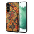 For Samsung Galaxy S22+ 5G Dual Card Slot Holder Phone Case(Autumn Yellow) - Galaxy S22+ 5G Cases by PMC TechLife | Online Shopping South Africa | PMC TechLife