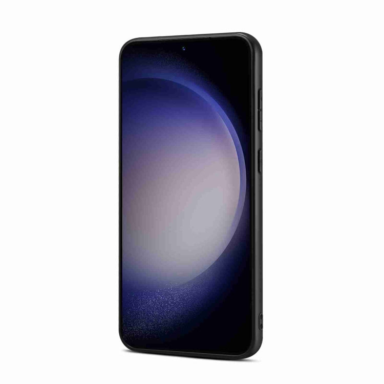 For Samsung Galaxy S22+ 5G Dual Card Slot Holder Phone Case(Autumn Yellow) - Galaxy S22+ 5G Cases by PMC TechLife | Online Shopping South Africa | PMC TechLife