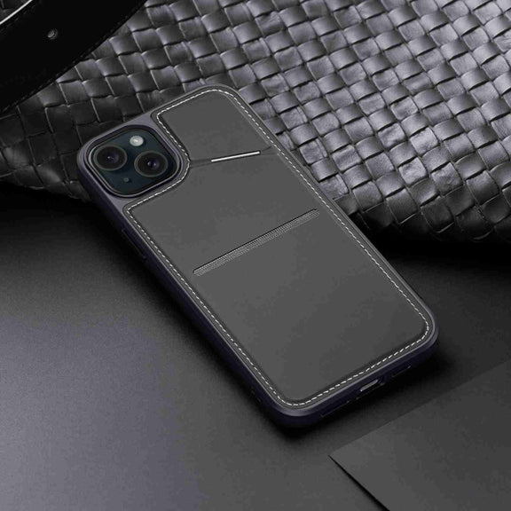 For iPhone 14 / 13 DUX DUCIS Rafi II Series MagSafe Magnetic Holder RFID Phone Case(Black)