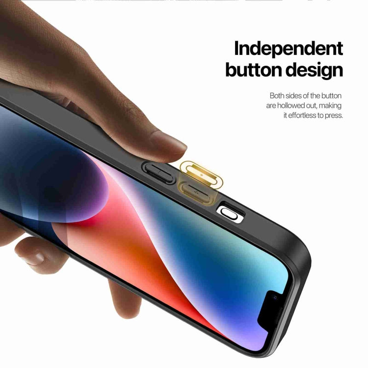 For iPhone 14 / 13 DUX DUCIS Rafi II Series MagSafe Magnetic Holder RFID Phone Case(Black) - free shipping - PMC Jewellery - Order now!
