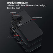 For Huawei Pura 70 Classic Tilt Strip Grain Magnetic PC Hybrid TPU Phone Case(Green)