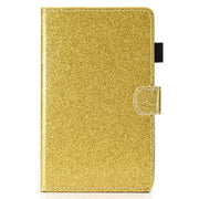For Lenovo Tab P12 2023 / TB370FU Varnish Glitter Powder Smart Leather Tablet Case(Yellow)