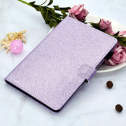 For Lenovo Tab P12 2023 / TB370FU Varnish Glitter Powder Smart Leather Tablet Case(Purple)