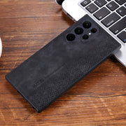 For Samsung Galaxy S24 Ultra 5G AZNS 3D Embossed Skin Feel Phone Case(Black)