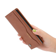 For Samsung Galaxy S25 Ultra 5G Knead Skin Texture Flip Leather Phone Case(Red)