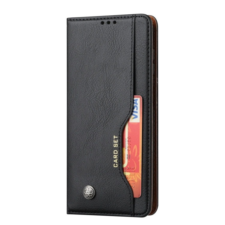 For Samsung Galaxy S25+ 5G Knead Skin Texture Flip Leather Phone Case(Black) - Galaxy S25+ 5G Cases by PMC Jewellery | Online Shopping South Africa | PMC Jewellery | Buy Now Pay Later Mobicred