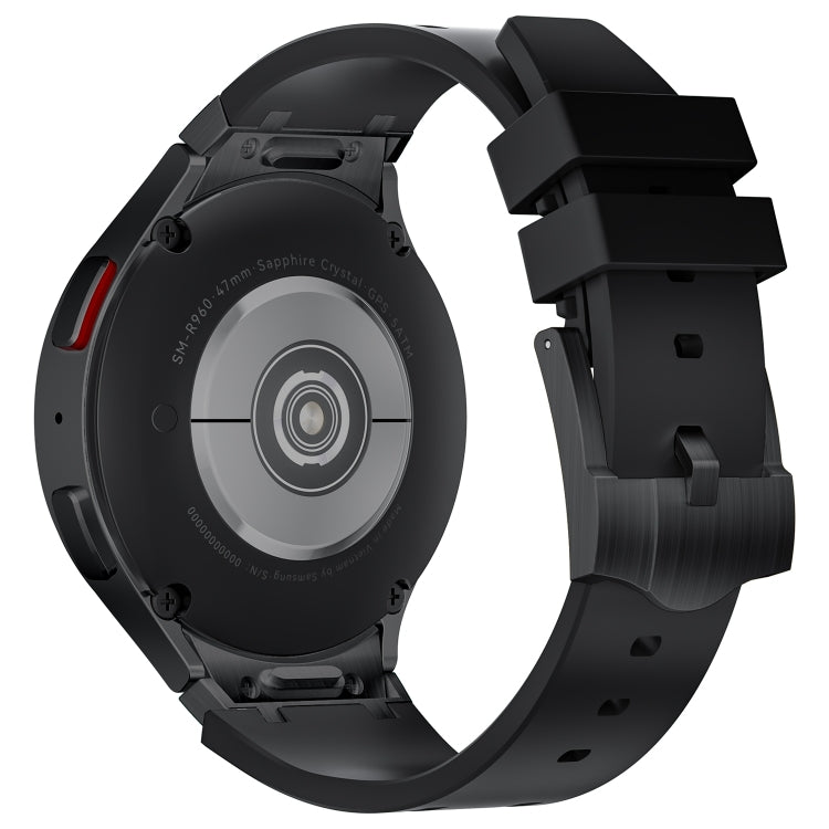 For Samsung Galaxy Watch 4 / 5 / 6 AP Series Liquid Silicone Watch Band(Black) - free shipping - PMC TechLife - Order now!