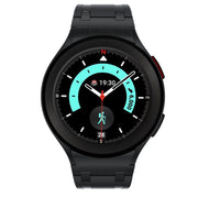 For Samsung Galaxy Watch 4 / 5 / 6 AP Series Liquid Silicone Watch Band(Black)