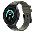 For Samsung Galaxy watch 4 / 5 / 6 AP Series Liquid Silicone Watch Band(Black Green) - Watch Bands by PMC TechLife | Online Shopping South Africa | PMC TechLife