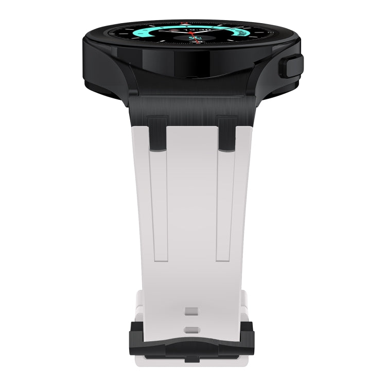 For Samsung Galaxy watch 4 / 5 / 6 AP Series Liquid Silicone Watch Band(Black Starlight) - Watch Bands by PMC TechLife | Online Shopping South Africa | PMC TechLife