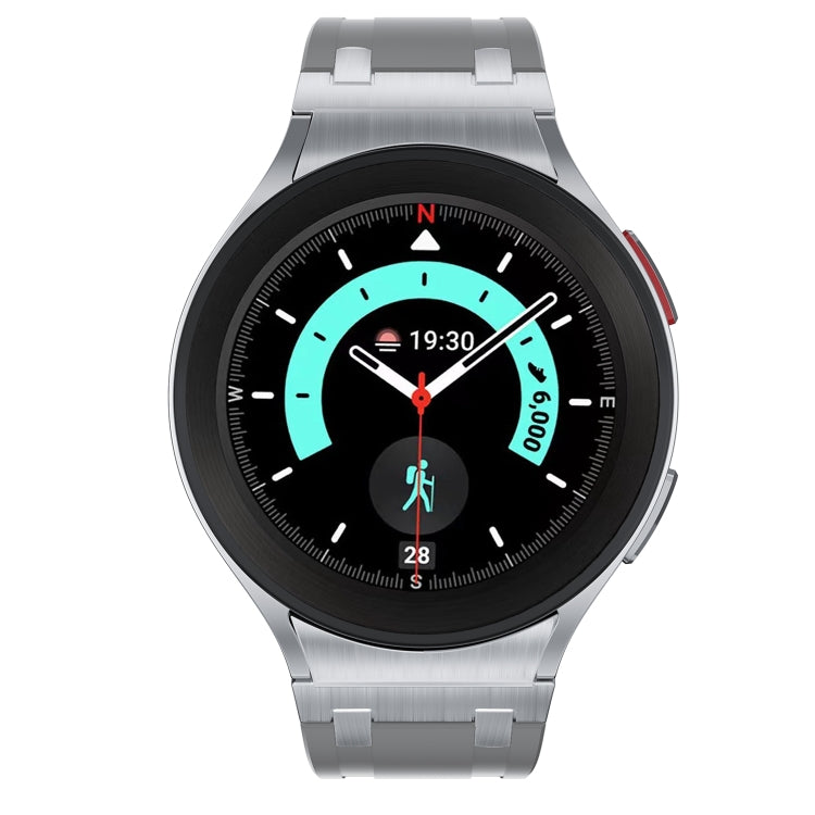 For Samsung Galaxy watch 4 / 5 / 6 AP Series Liquid Silicone Watch Band(Silver Grey) - Watch Bands by PMC TechLife | Online Shopping South Africa | PMC TechLife