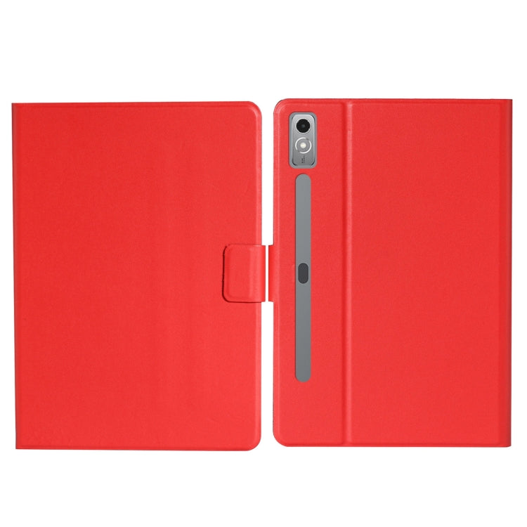 For Lenovo Tab P12 2023 / TB370FU Pure Color Smart Leather Tablet Case(Red) - Lenovo by PMC TechLife | Online Shopping South Africa | PMC TechLife | Buy Now Pay Later Mobicred