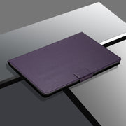For Lenovo Tab P12 2023 / TB370FU Pure Color Smart Leather Tablet Case(Purple)