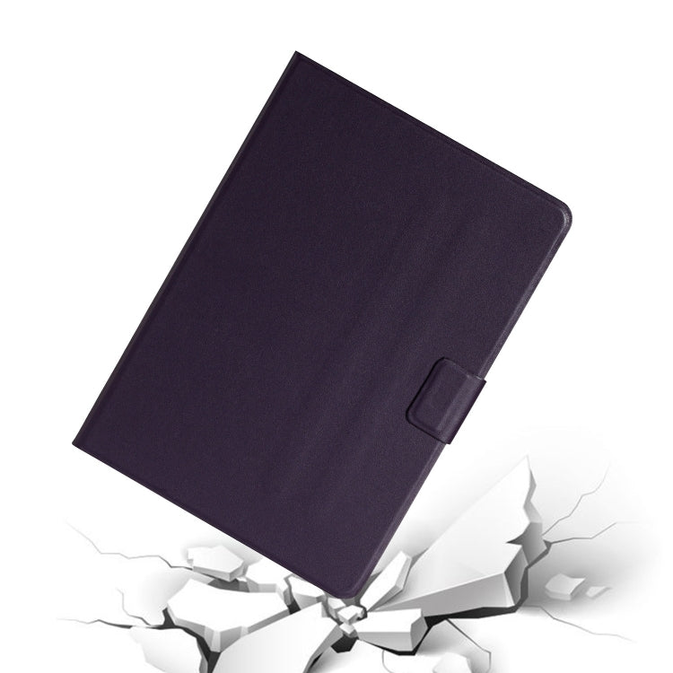 For Lenovo Tab P12 2023 / TB370FU Pure Color Smart Leather Tablet Case(Purple)