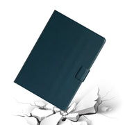 For Lenovo Tab P12 2023 / TB370FU Pure Color Smart Leather Tablet Case(Deep Green)