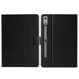 For Lenovo Tab P12 2023 / TB370FU Pure Color Smart Leather Tablet Case(Black) - Lenovo by PMC TechLife | Online Shopping South Africa | PMC TechLife | Buy Now Pay Later Mobicred