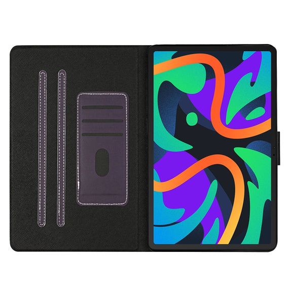 For Lenovo Tab M11/ Xiaoxin Pad 11 2024 Pure Color Smart Leather Tablet Case(Purple)