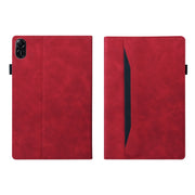 For Honor Pad X8a Splicing Shockproof Leather Tablet Case(Red)