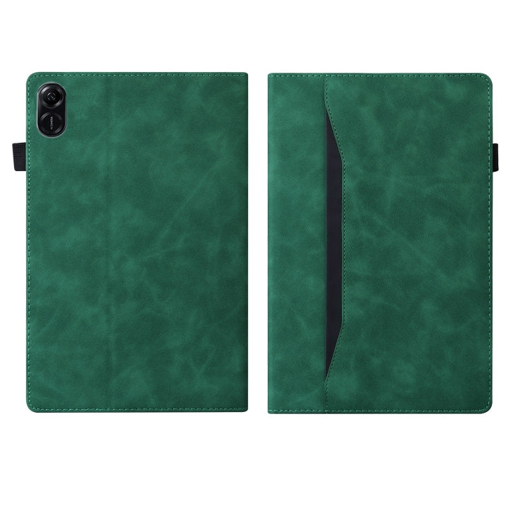 For Honor Pad X8a Splicing Shockproof Leather Tablet Case(Green) - Honor by PMC TechLife | Online Shopping South Africa | PMC TechLife | Buy Now Pay Later Mobicred