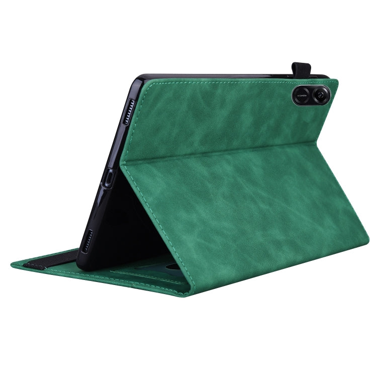 For Honor Pad X8a Splicing Shockproof Leather Tablet Case(Green) - Honor by PMC TechLife | Online Shopping South Africa | PMC TechLife | Buy Now Pay Later Mobicred