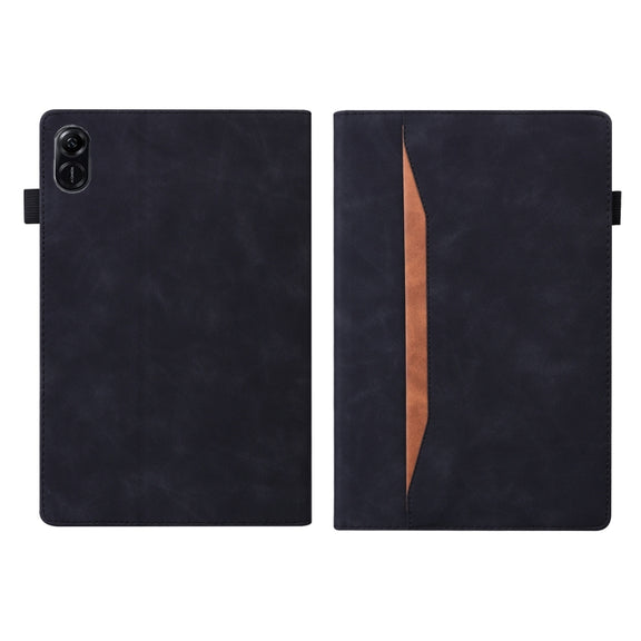 For Honor Pad X8a Splicing Shockproof Leather Tablet Case(Black)