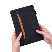 For Honor Pad X8a Splicing Shockproof Leather Tablet Case(Black)