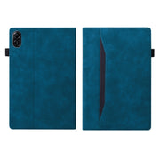 For Honor Pad X8a Splicing Shockproof Leather Tablet Case(Blue)
