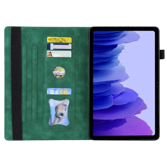 For Honor Pad V9 Splicing Shockproof Leather Tablet Case(Green)