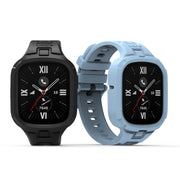 For Honor Watch 4 Solid Color Integrated TPU Watch Band(Dark Blue)